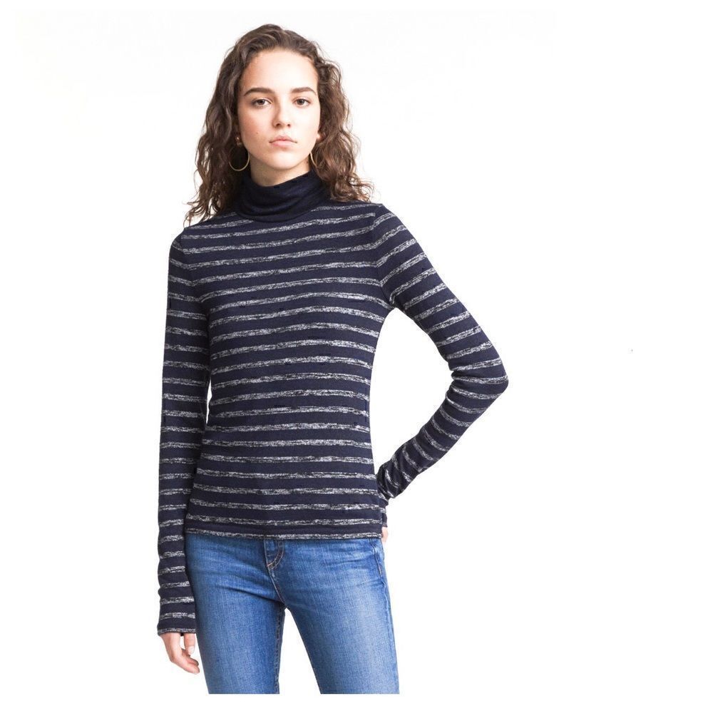 NWT Rag & Bone Stripe Landon T-Neck